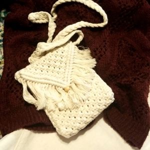 Brand new Cone Design Macrame Bag - only 1 left
